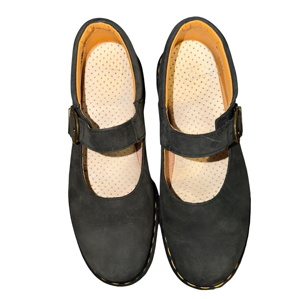 Dr. Martens VTG 90s Charcoal Gray Mary Jane's - UK 8/US W10 - Made In England - Picture 4 of 9